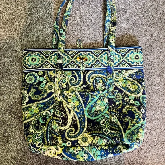 Vera Bradley | Bags | Vera Bradley Blue And Green Paisley  display picture 2